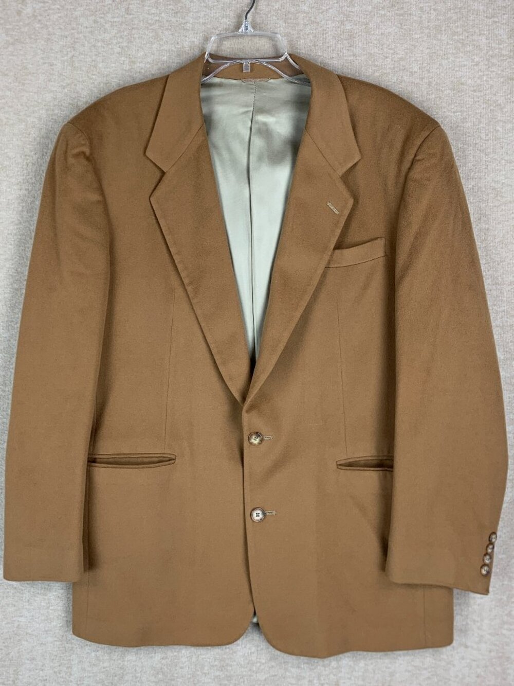Loro Piana 100% Cashmere Blazer Jacket Mens 42L Brown Bloomingdales Old Money